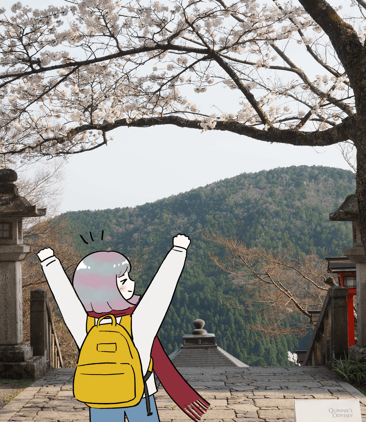 Kurama temple sakura