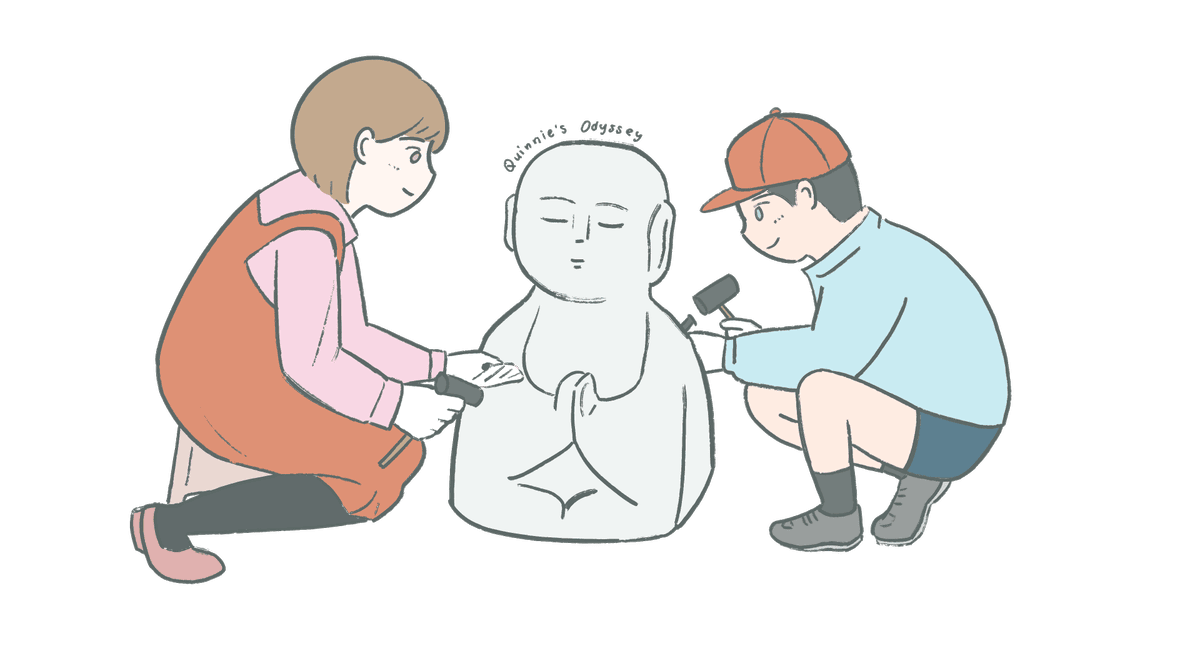 愛宕念佛寺雕刻羅漢插畫