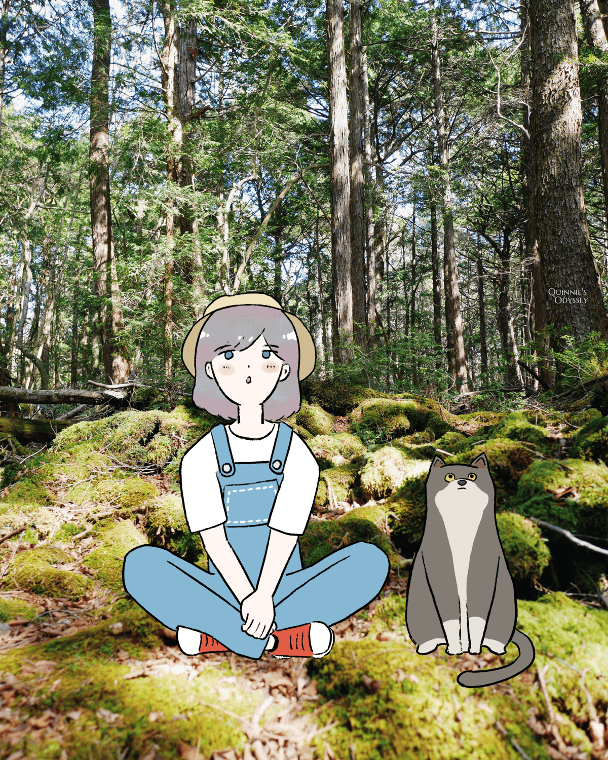 Aokigahara illustration