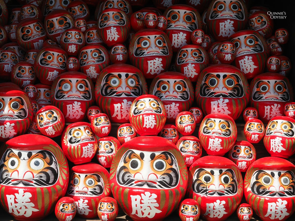 勝尾寺不倒翁涼亭