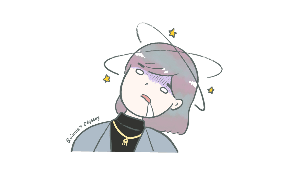 暈頭轉向插畫