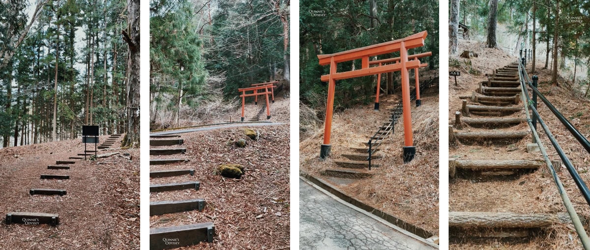 河口淺間神社山路