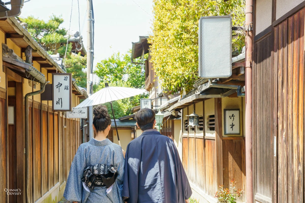 京都和服體驗心得:夢館五条店 和服租借流程與攝影方案 - 第14張圖 和服攝影