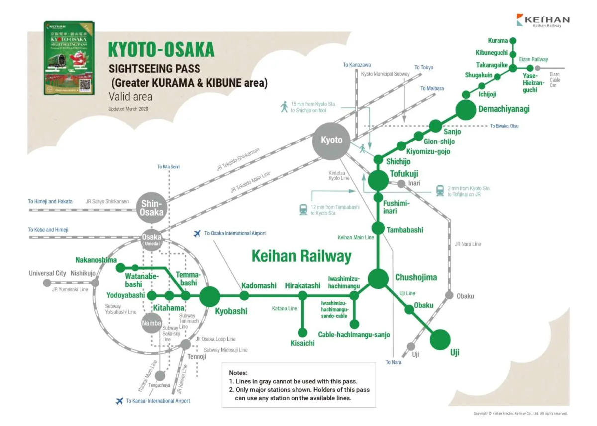 Kifune Shrine Kyoto Guide: Legends, Rituals & What to See - 第6張圖 Kyoto Osaka Sightseeing One-Day Pass + Eizan Electric Railway