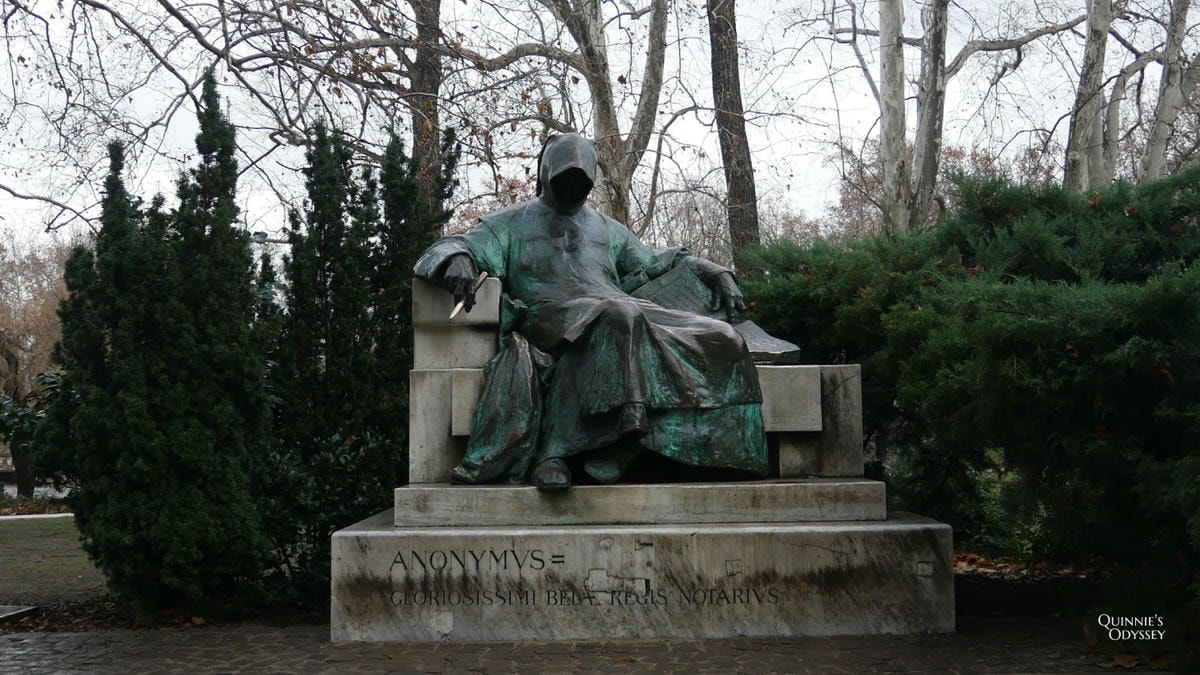 匈牙利布達佩斯旅遊景點推薦 :城市公園、 塞切尼浴場、沃伊達奇城堡 - 第5張圖 布達佩斯 城市公園 無名氏雕像