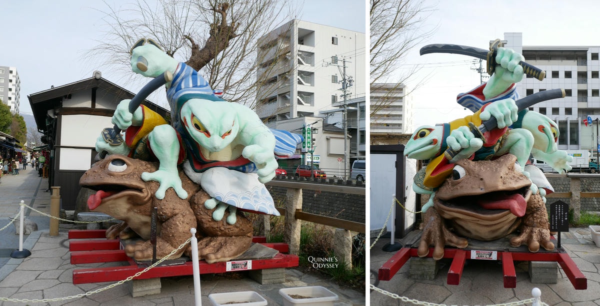 長野縣松本市一日遊行程:景點/交通/住宿/美食推薦 - 第11張圖 松本 繩手通商店街 青蛙