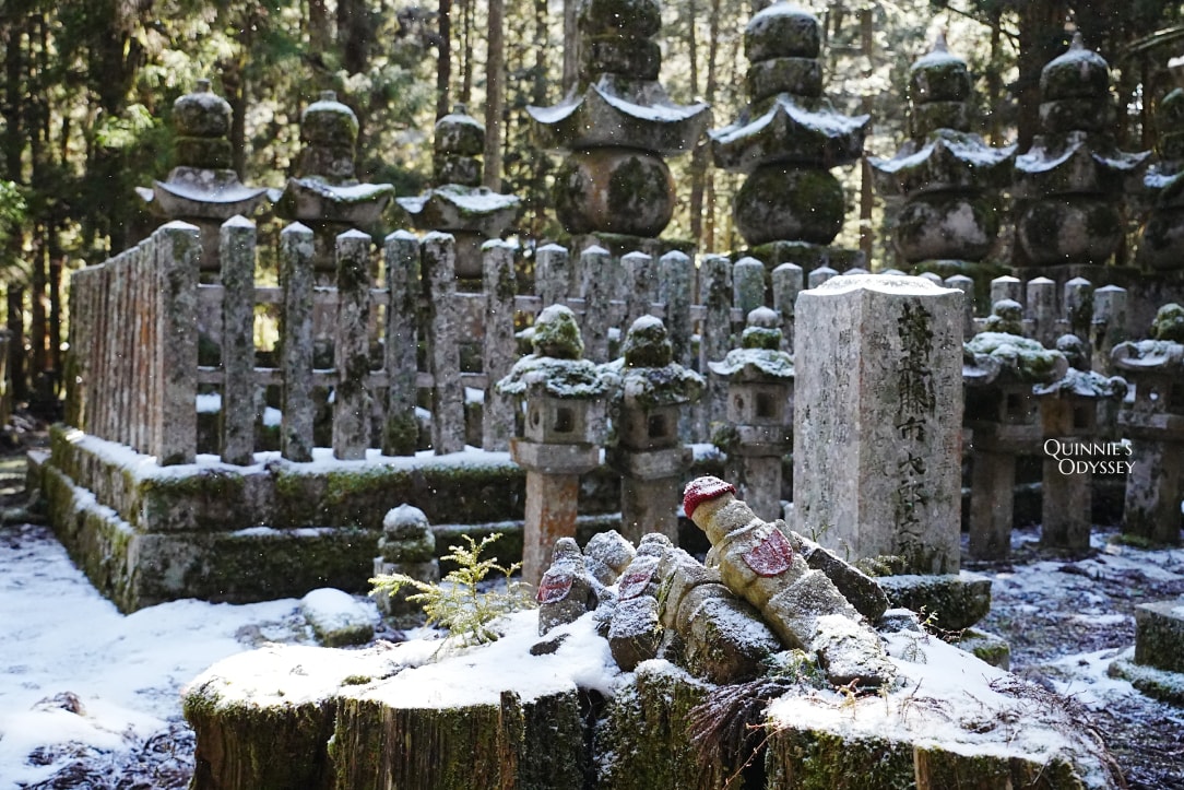 高野山 奧之院 下雪