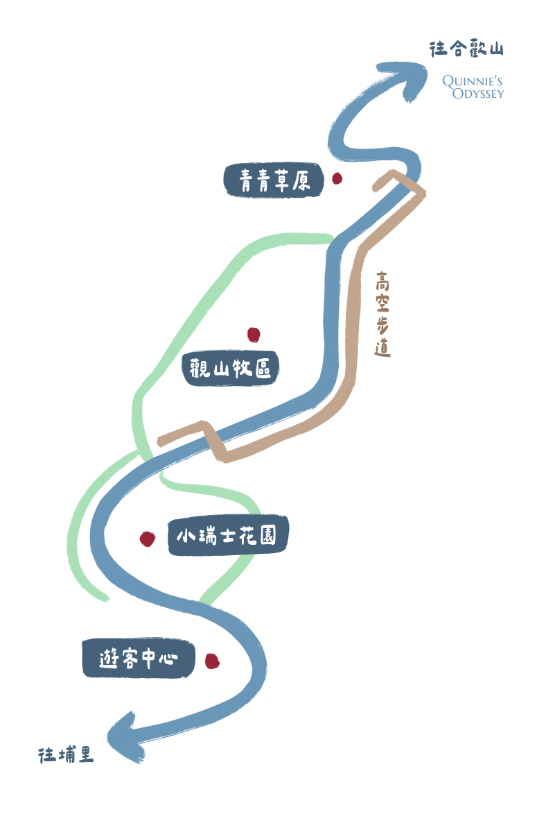 清境農場 地圖
