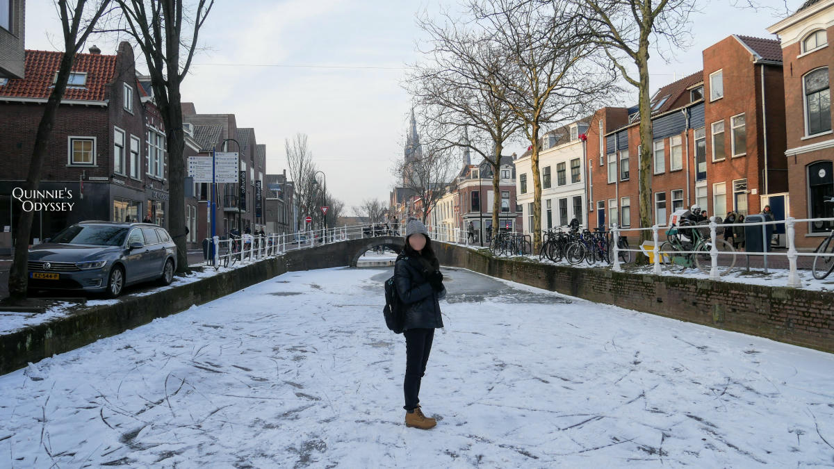 荷蘭台夫特 Delft 冬天下雪