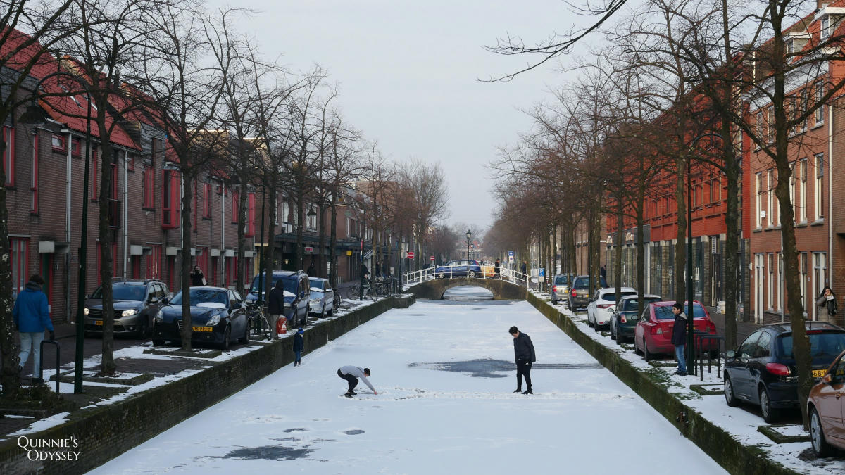 荷蘭台夫特 Delft 冬天下雪