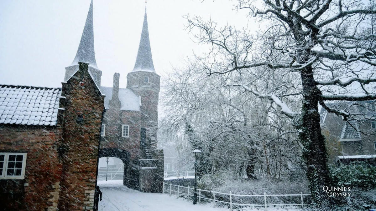 荷蘭台夫特 Delft 冬天下雪