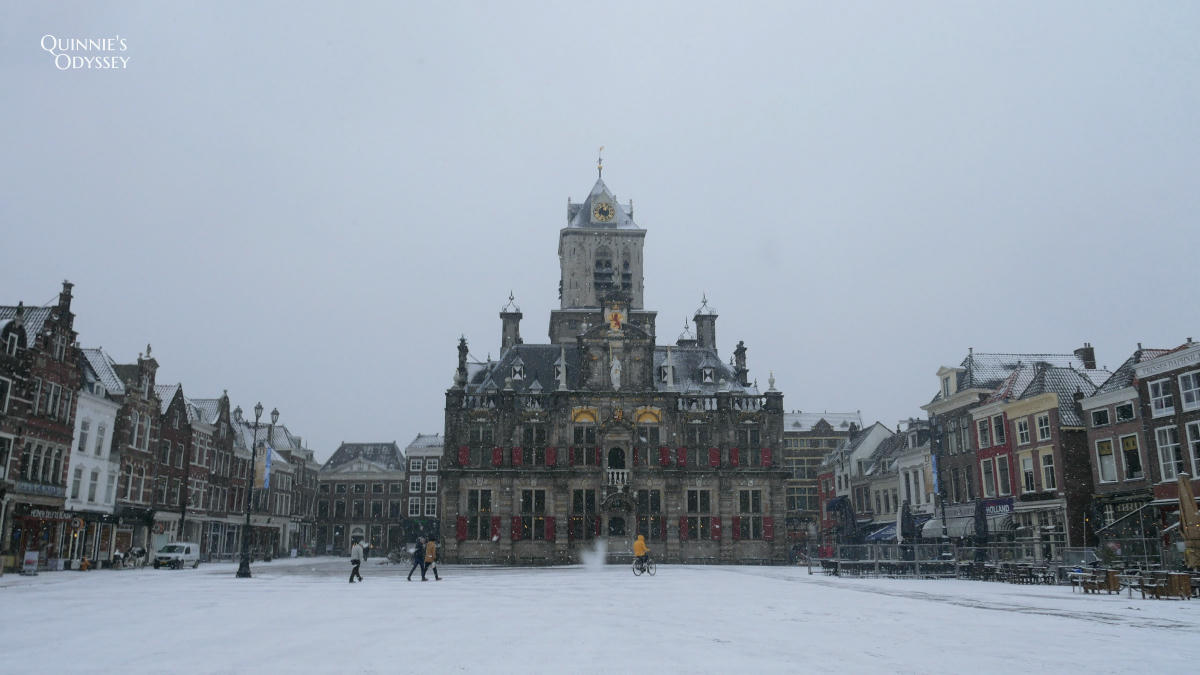 荷蘭台夫特 Delft 冬天下雪