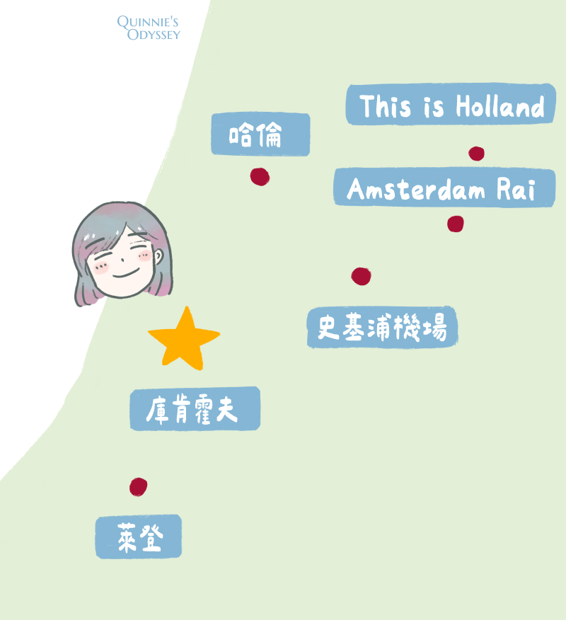 庫肯霍夫 地圖 Keukenhof map