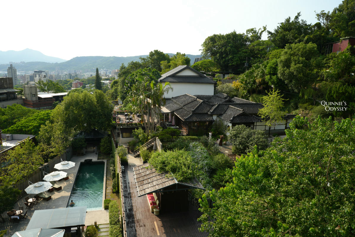 北投麗禧溫泉酒店:雅緻山景客房|一泊二食開箱心得 - 第27張圖 北投麗禧溫泉酒店 雅緻山景客房 陽台風景