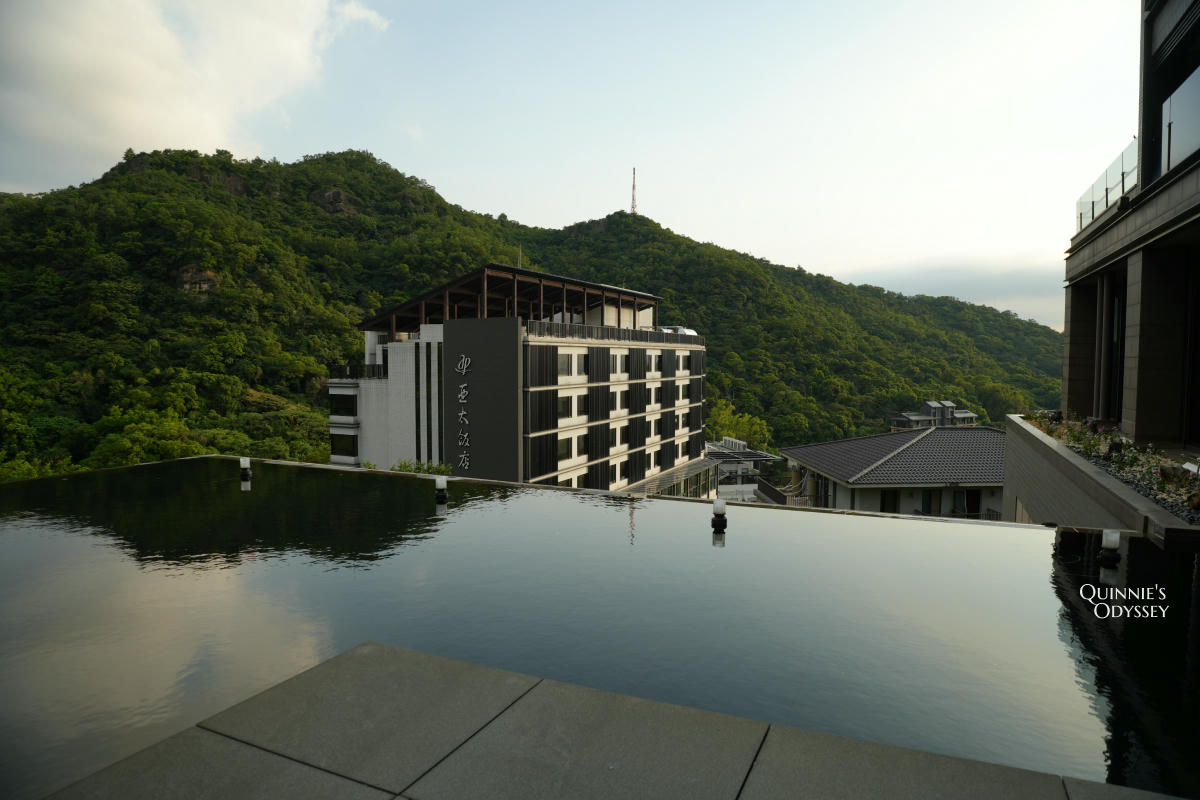 北投麗禧溫泉酒店:雅緻山景客房|一泊二食開箱心得 - 第6張圖 北投麗禧溫泉酒店 無邊際水舞台