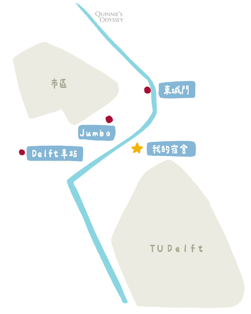 Delft Map 台夫特地圖