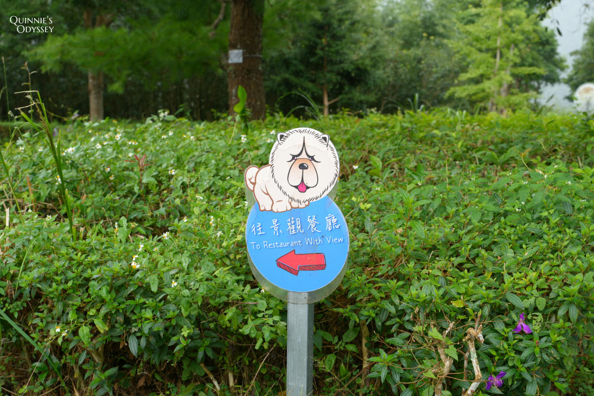 數碼天空太空艙住宿開箱:一泊二食,新竹尖石被群山包圍的秘境 - 第4張圖 數碼天空 鬆獅犬招牌