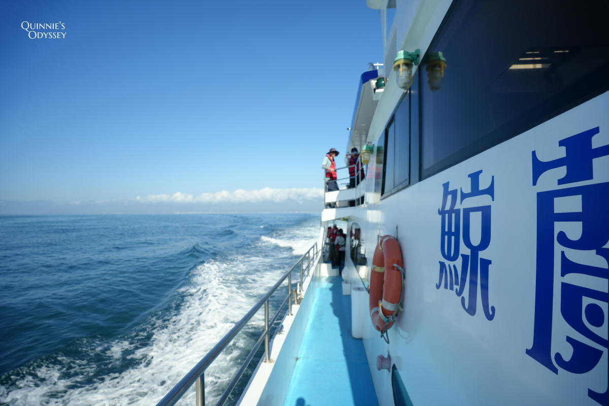 龜山島登島半日遊完整心得:401高地登頂+環湖+坑道+龜山八景 - 第5張圖 龜山島 搭船