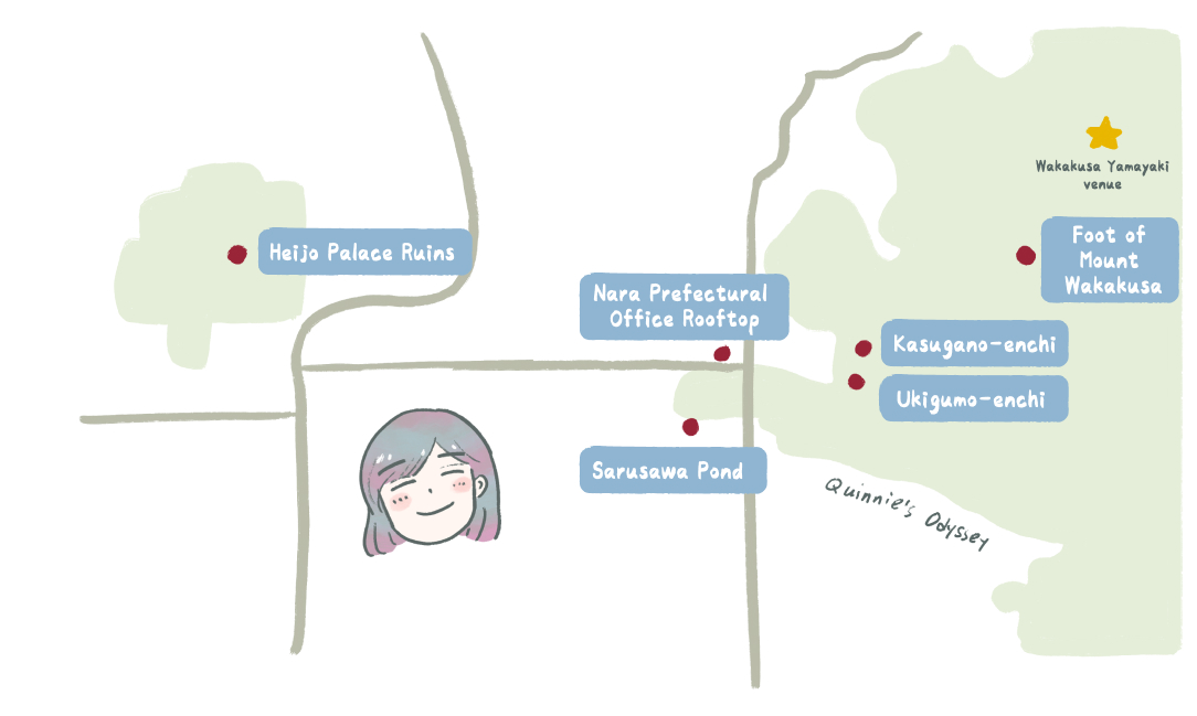 Best Photo Spots for Wakakusa Yamayaki