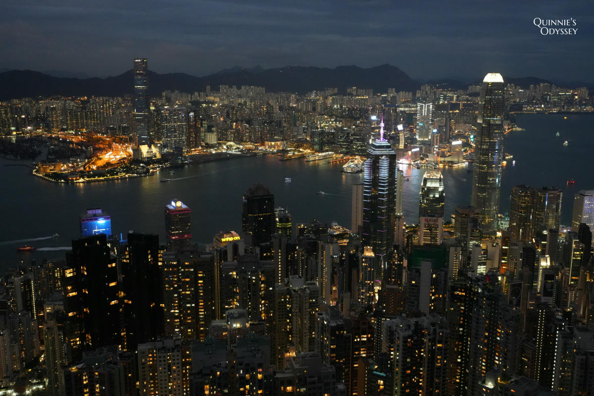 香港太平山夜景全紀錄:纜車怎麼搭?盧吉道觀景臺+維多利亞港夜景一次看 - 第20張圖 香港 太平山:盧吉道觀景臺 維多利亞港 夜景