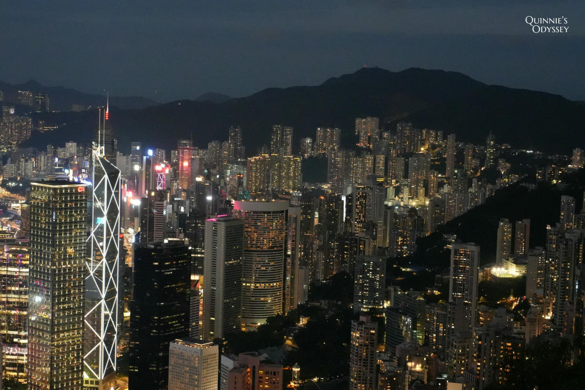 香港太平山夜景全紀錄:纜車怎麼搭?盧吉道觀景臺+維多利亞港夜景一次看 - 第22張圖 香港 太平山:盧吉道觀景臺 維多利亞港 夜景