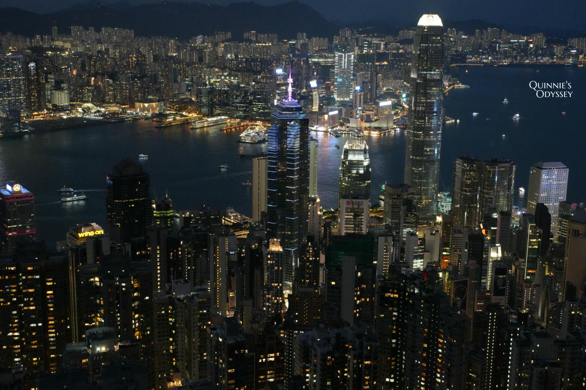 香港太平山夜景全紀錄:纜車怎麼搭?盧吉道觀景臺+維多利亞港夜景一次看 - 第23張圖 香港 太平山:盧吉道觀景臺 維多利亞港 夜景