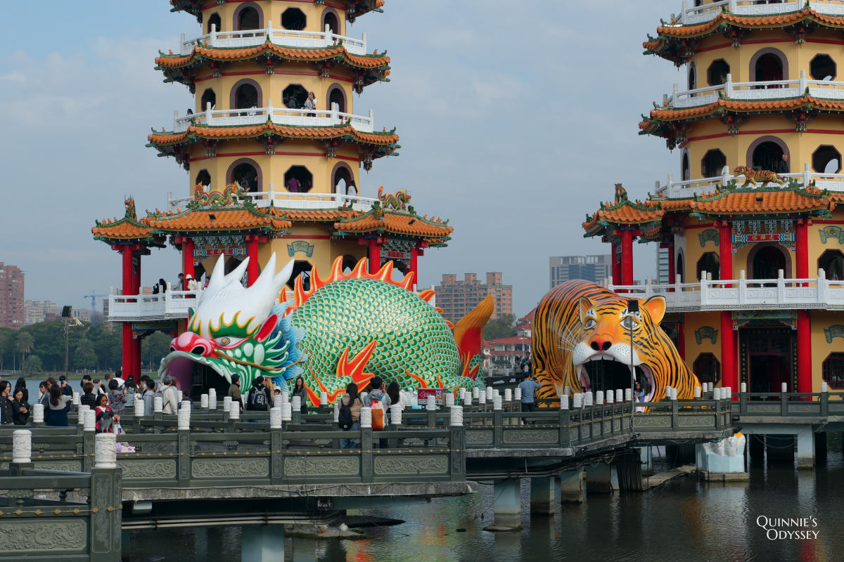 高雄龍虎塔:蓮池潭風景區必訪地標,順遊春秋閣、五里亭 - 第5張圖 高雄蓮池潭風景區 龍虎塔