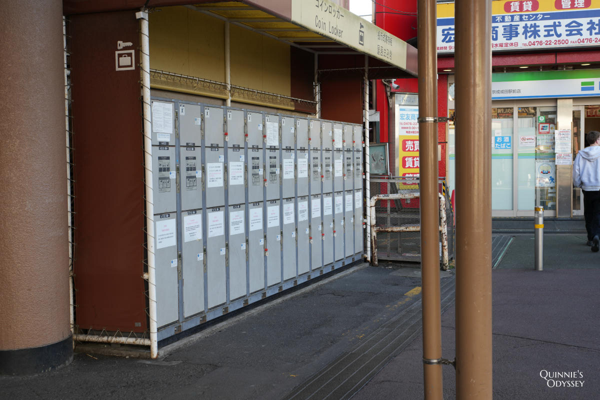 Keisei Narita Station, Luggage Storage