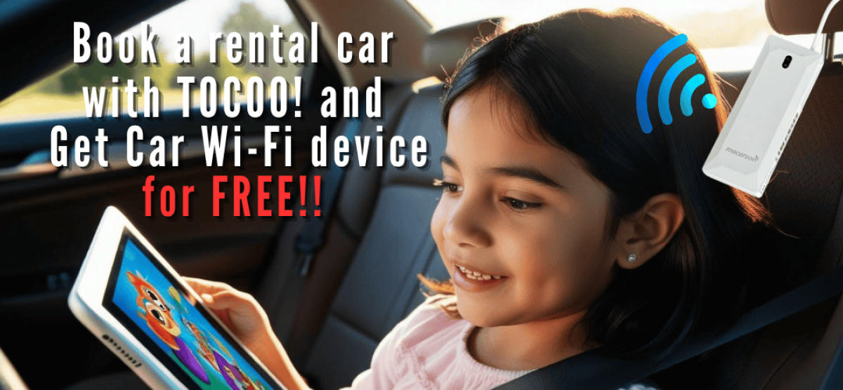 TOCOO! Japan Car Rental Guide: Prices, Booking Steps & Promo Code - 第3張圖 TOCOO! Free in-car Wi-Fi