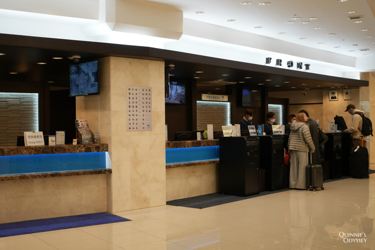 Toyoko Inn Narita Airport Honkan check-in