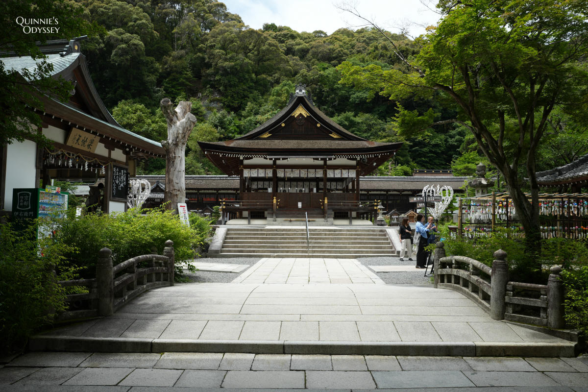 松尾大社 石橋 拜殿
