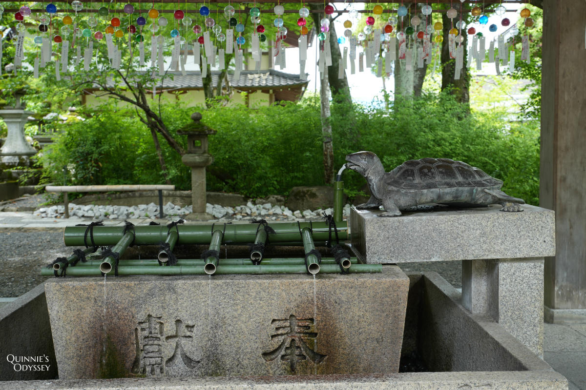 松尾大社 風鈴祭 手水舍