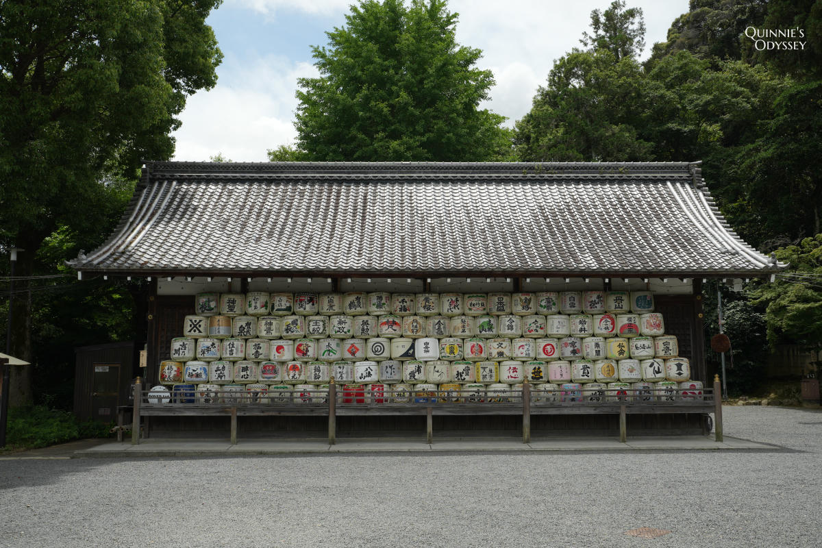 松尾大社 神輿庫 傳統清酒樽