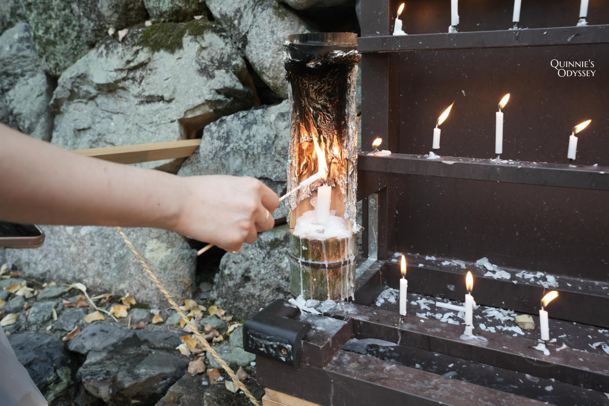 下鴨神社御手洗祭 蠟燭