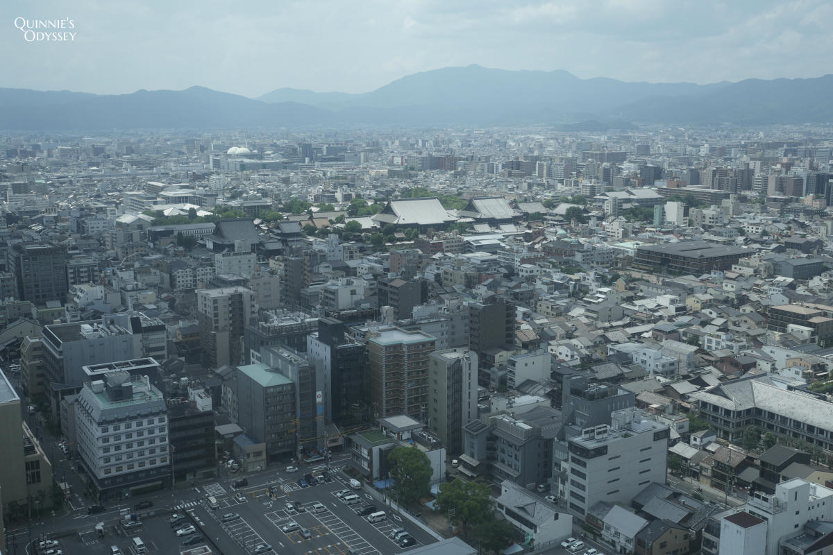 京都塔展望台風景