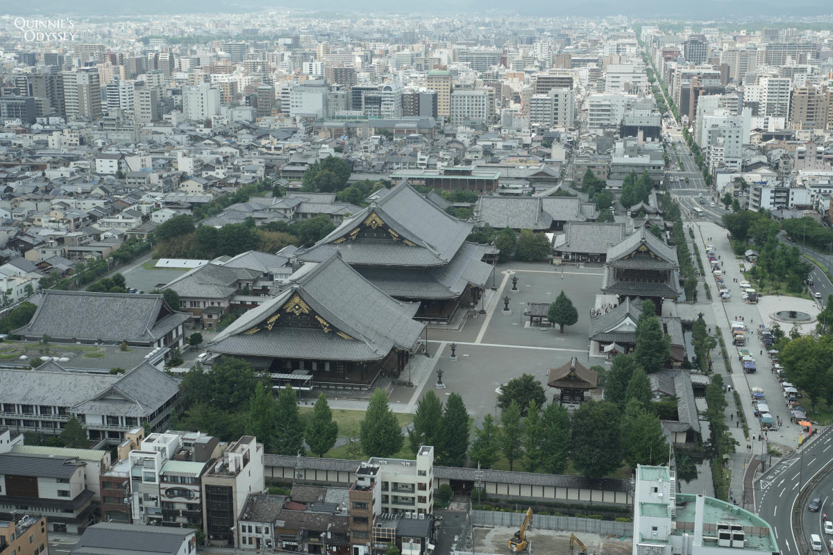 京都塔展望台風景