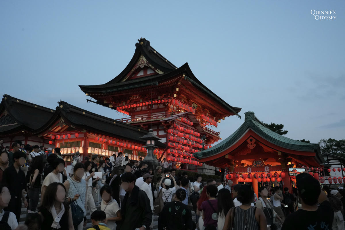 伏見稻荷宵宮祭全記錄:紅燈籠點亮千本鳥居,如何避開人潮拍提燈 - 第7張圖 伏見稻荷宵宮祭