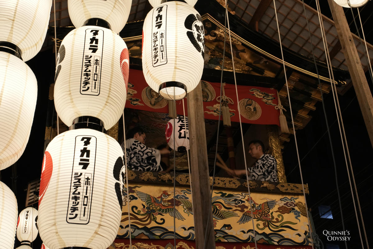 京都祇園祭前祭宵山 山鉾點燈