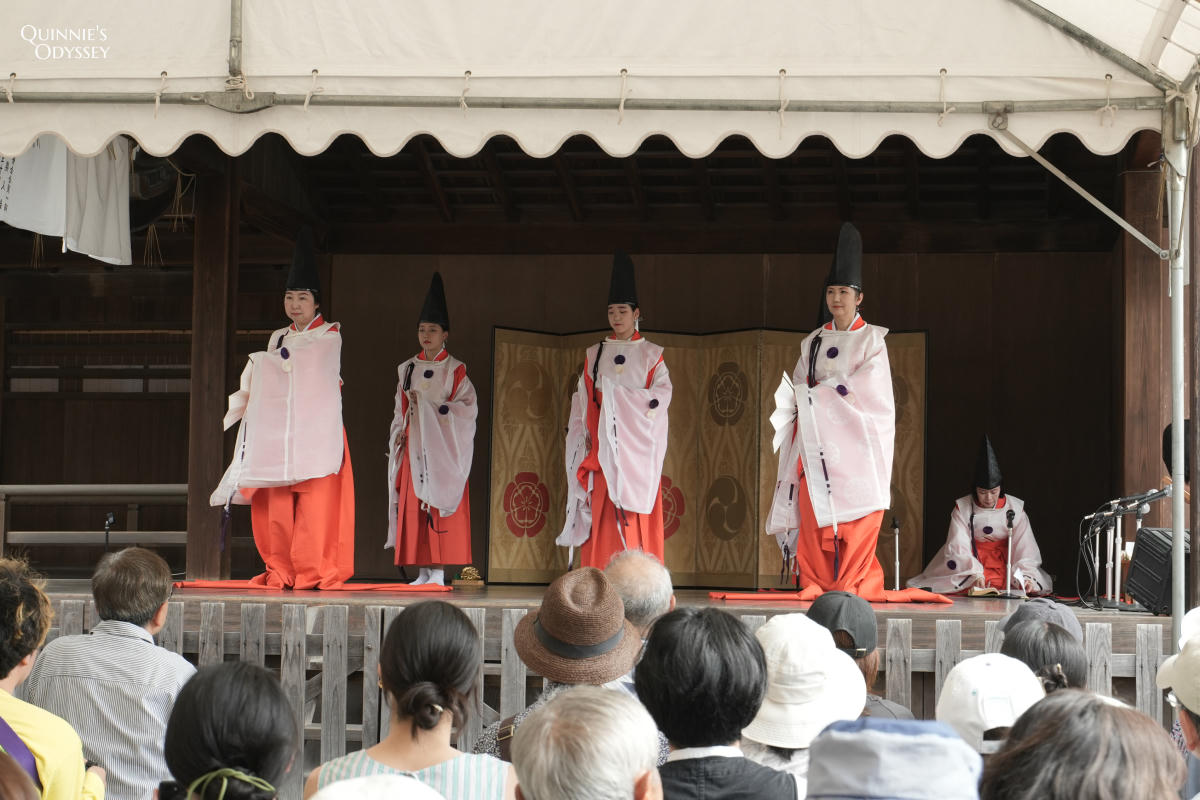 京都祇園祭 八坂神社看了藝能奉納