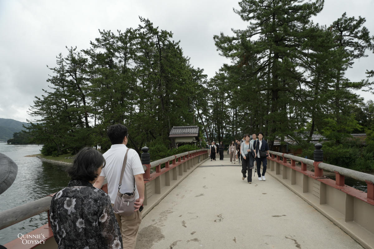 天橋立智恩寺 廻旋橋