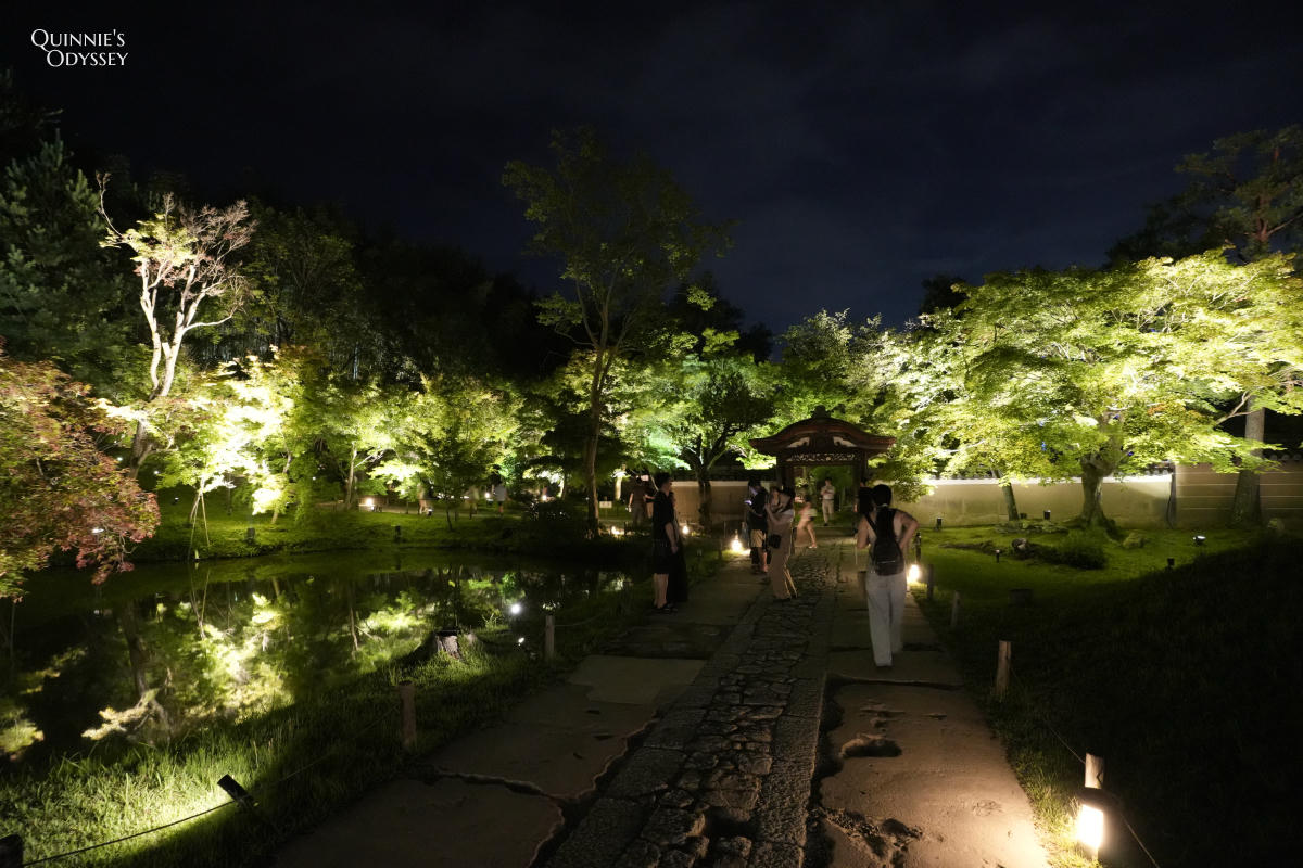 高台寺 東山觀月路 開山堂、觀月台、偃月池