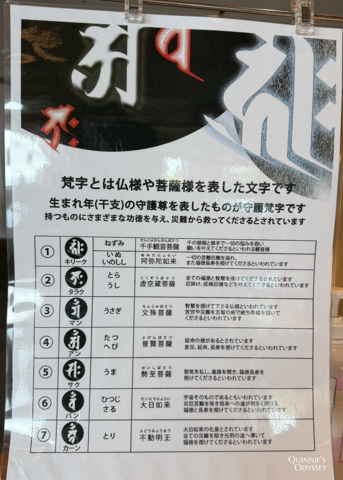 延曆寺會館喫茶れいほう梵字拿鐵&提拉米蘇:現場幫你寫護身梵字 - 第11張圖 延曆寺會館喫茶れいほう 梵字怎麼選