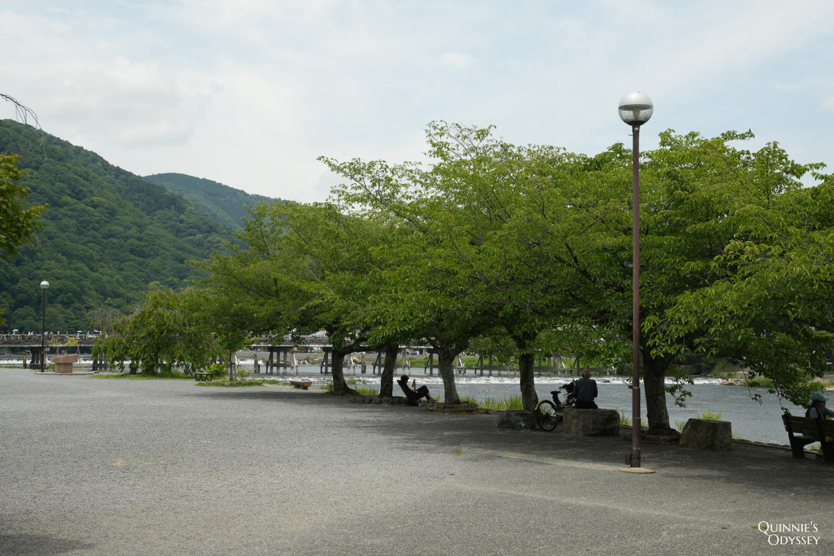 嵐山公園中之島&渡月橋散步:嵐山最值得放空的一段水岸 - 第7張圖 嵐山公園中之島