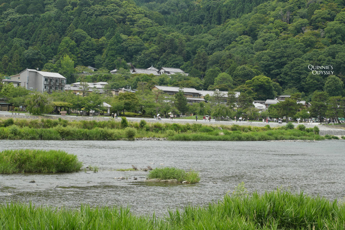 嵐山公園中之島&渡月橋散步:嵐山最值得放空的一段水岸 - 第3張圖 嵐山 中之島
