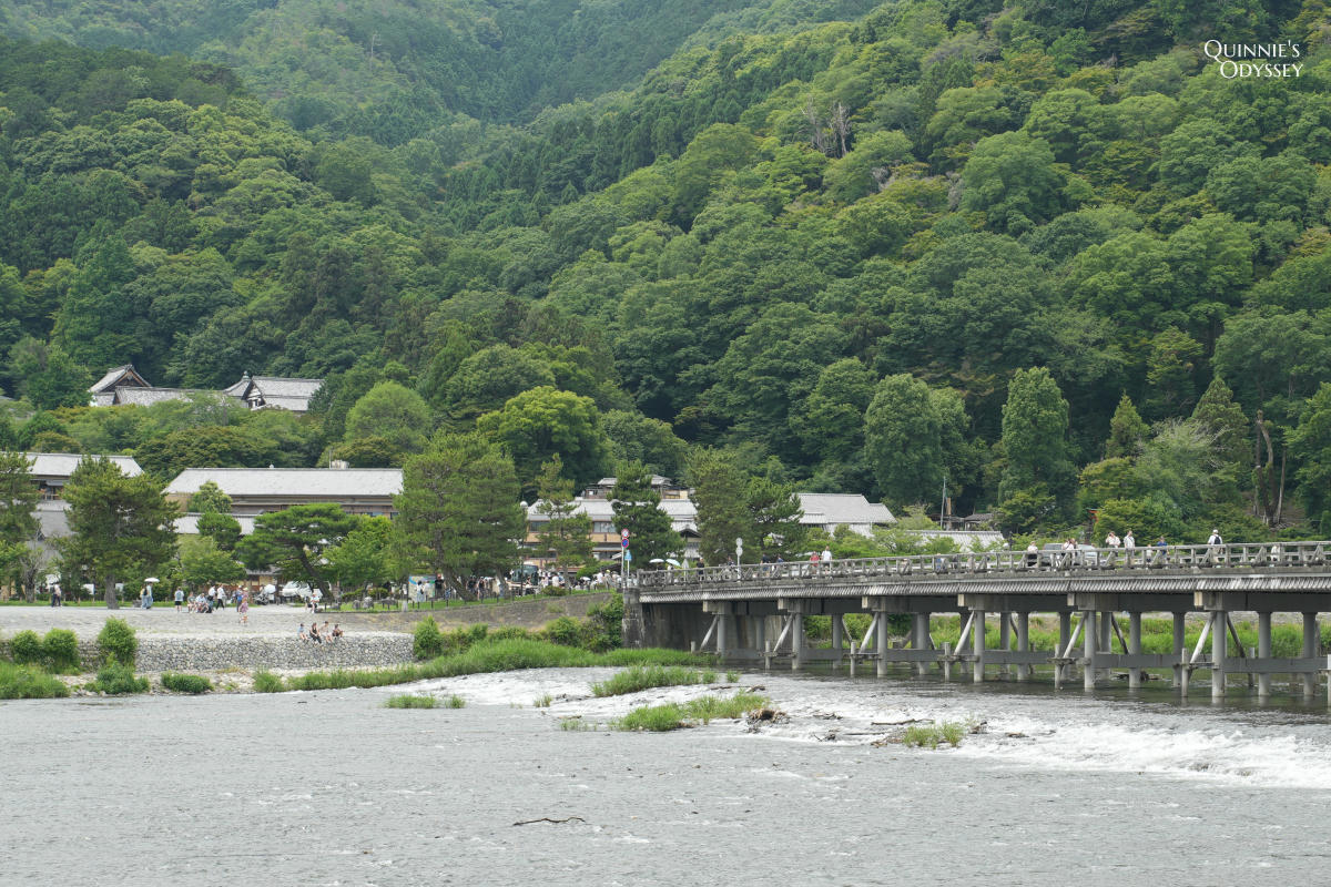 嵐山公園中之島&渡月橋散步:嵐山最值得放空的一段水岸 - 第2張圖 嵐山 渡月橋