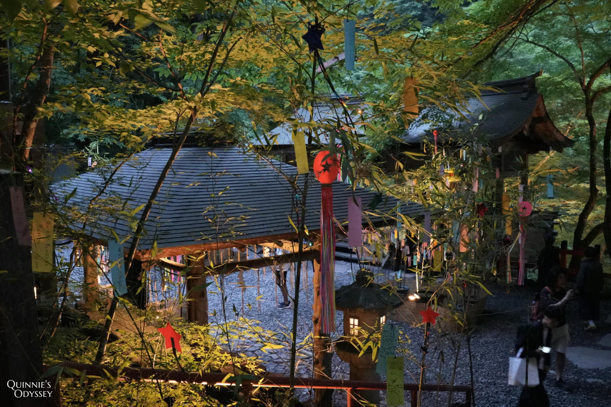 貴船七夕笹飾點燈完整體驗:京都夏夜限定的神秘光影祭典 - 第19張圖 貴船神社 本宮 七夕笹飾點燈