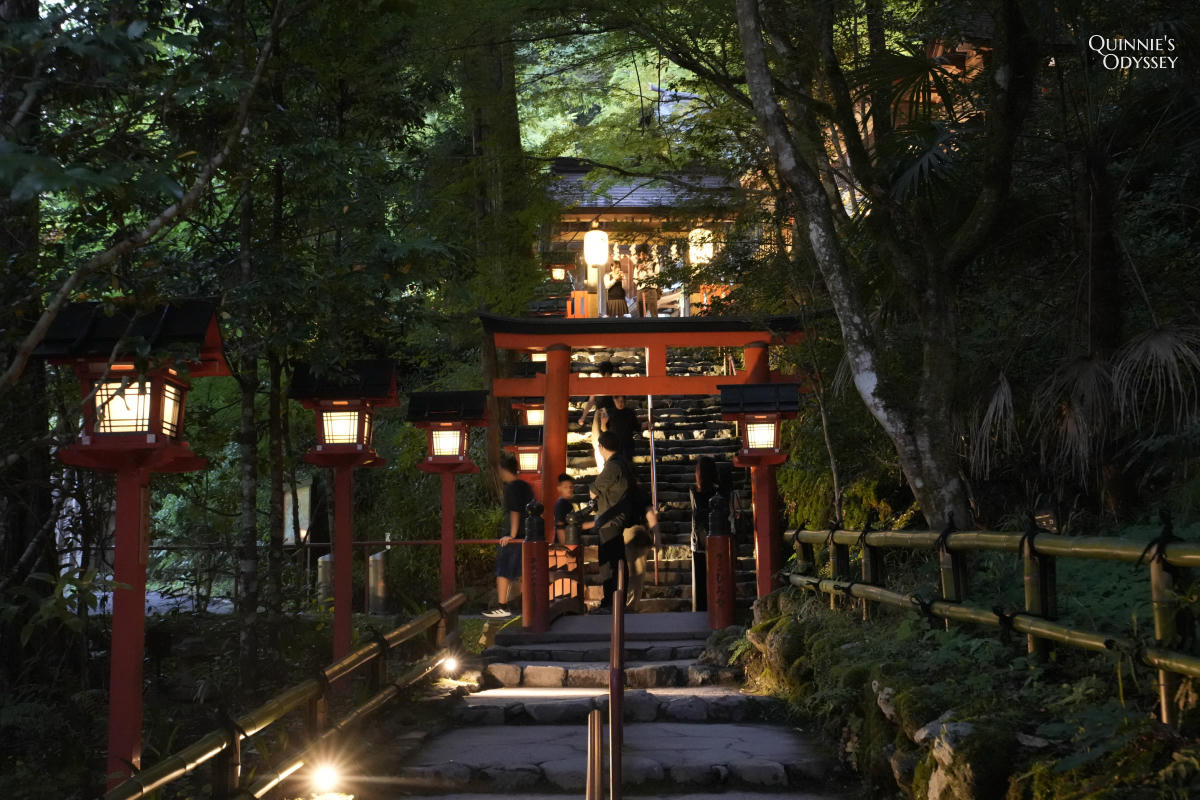 貴船七夕笹飾點燈完整體驗:京都夏夜限定的神秘光影祭典 - 第21張圖 貴船神社 本宮 七夕笹飾點燈