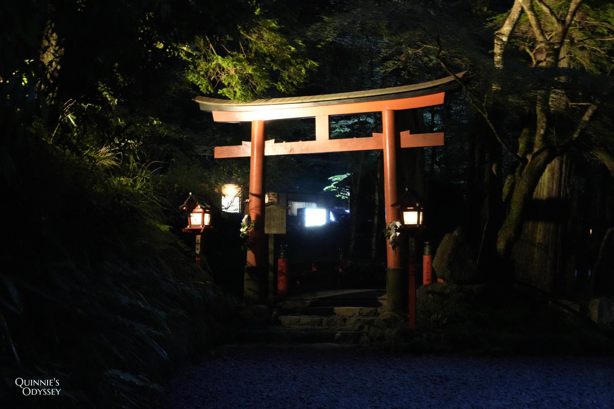 貴船七夕笹飾點燈完整體驗:京都夏夜限定的神秘光影祭典 - 第30張圖 貴船神社 奧宮 晚上