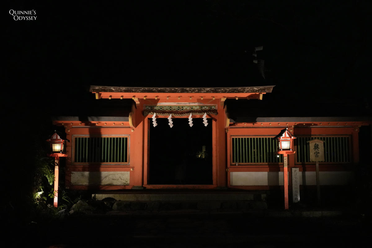 貴船七夕笹飾點燈完整體驗:京都夏夜限定的神秘光影祭典 - 第32張圖 貴船神社 奧宮 晚上