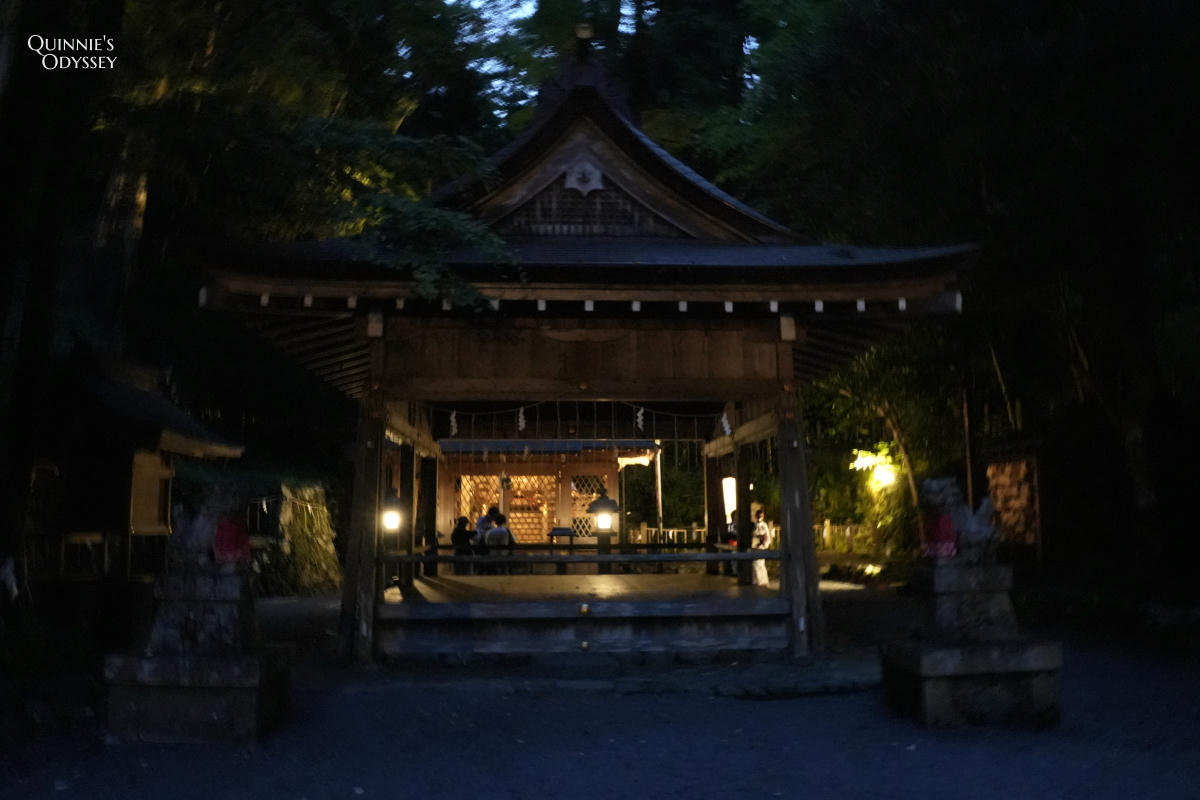 貴船七夕笹飾點燈完整體驗:京都夏夜限定的神秘光影祭典 - 第33張圖 貴船神社 奧宮 晚上